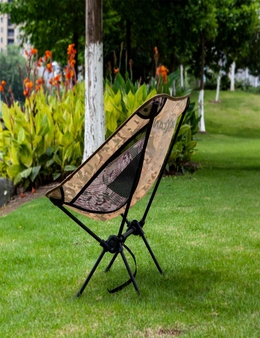 IHOMDEC Lightweight Folding Portable Outdoor Camping Chair Camo