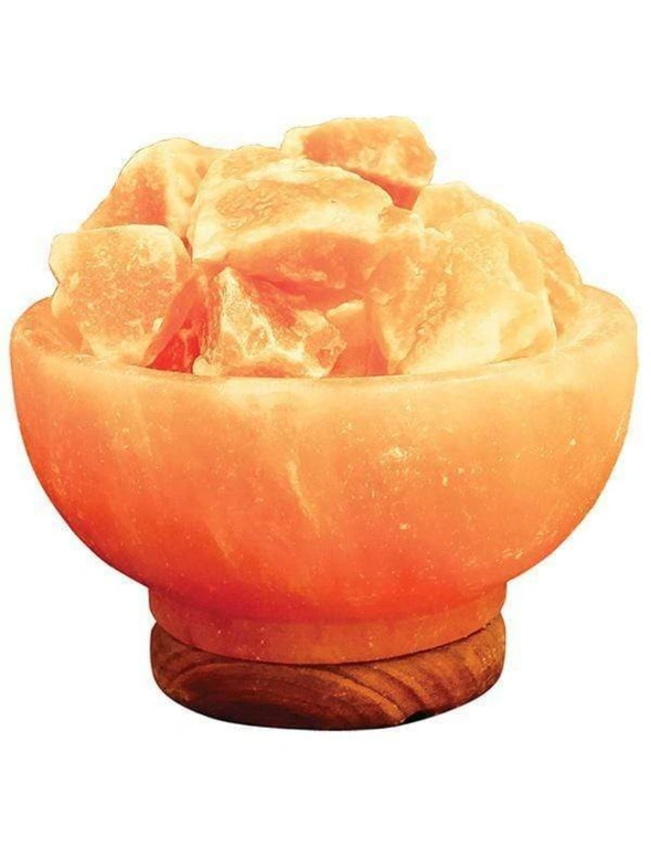 Mini Hand Crafted Fire Bowl Himalayan Salt Lamp, hi-res image number null