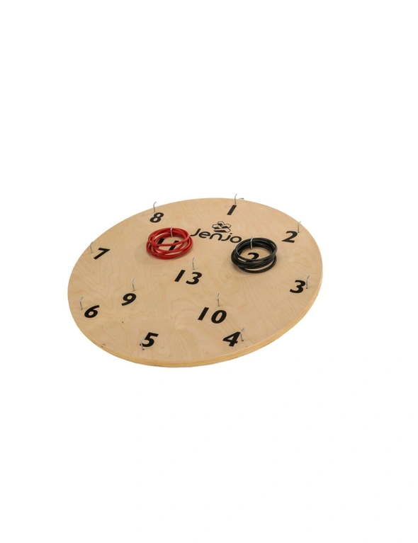 Jenjo Games Giant Hookey Ring Board Wooden Lawn Game, hi-res image number null
