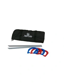 Jenjo Games High Quality Metal Horseshoes w/ Carry Bag