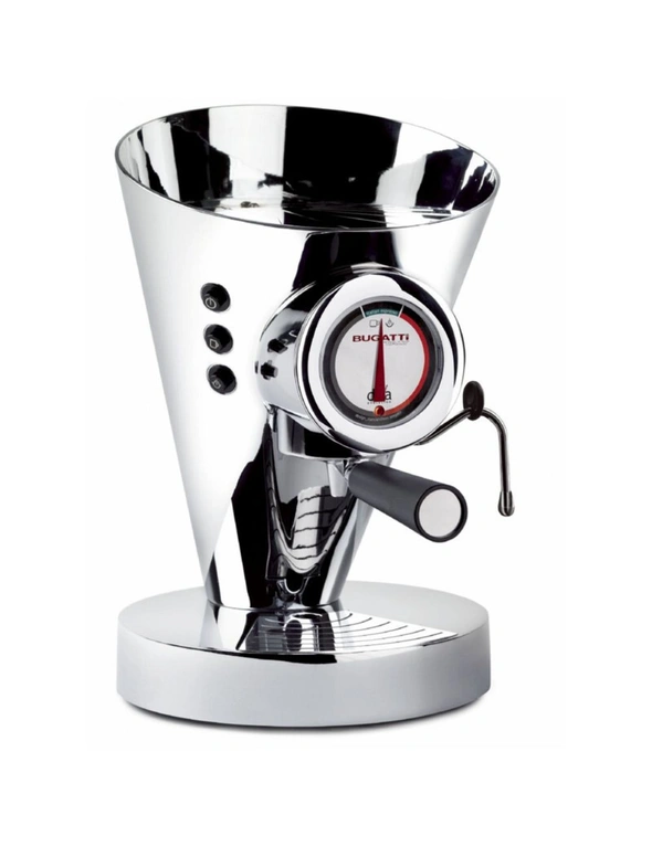 Bugatti E-Diva Espresso Coffee Machine - Chrome, hi-res image number null