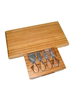 Stanley Rogers 5pc Bamboo Cheese Board Set