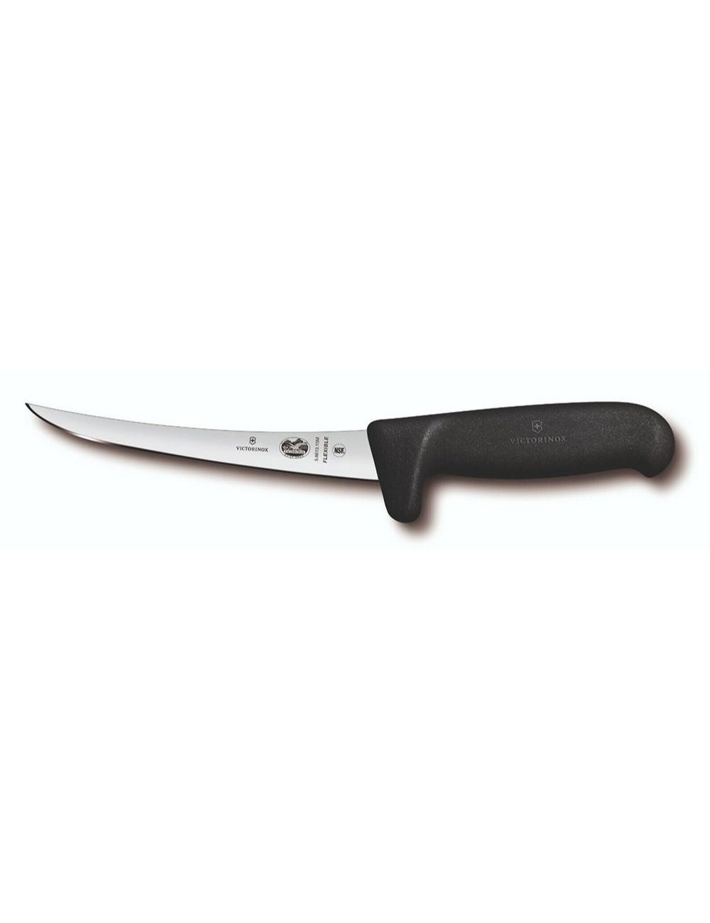 Victorinox Boning Knife, 15cm Curved, Safety Grip,Flex Narrow Blade ...