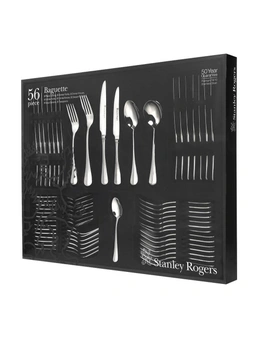 Stanley Rogers Baguette 56pc cutlery set