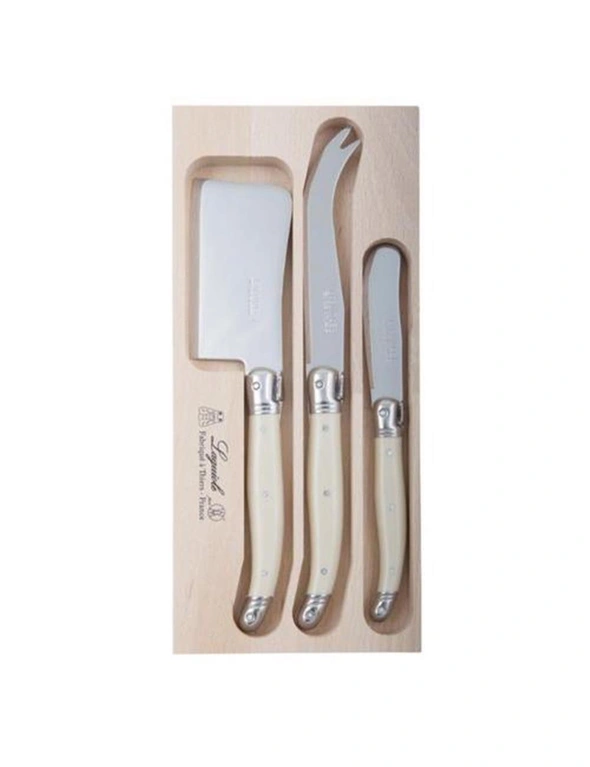 Andre Verdier Laguiole Debutant Cheese Knife Set 3 Piece, hi-res image number null