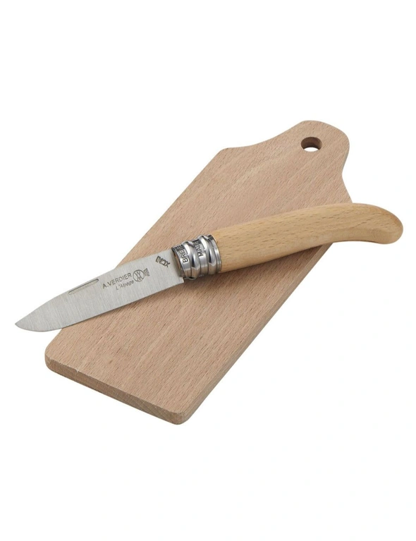 Andre Verdier Laguiole Picnic Chopping Board and Folding Knife Set, hi-res image number null