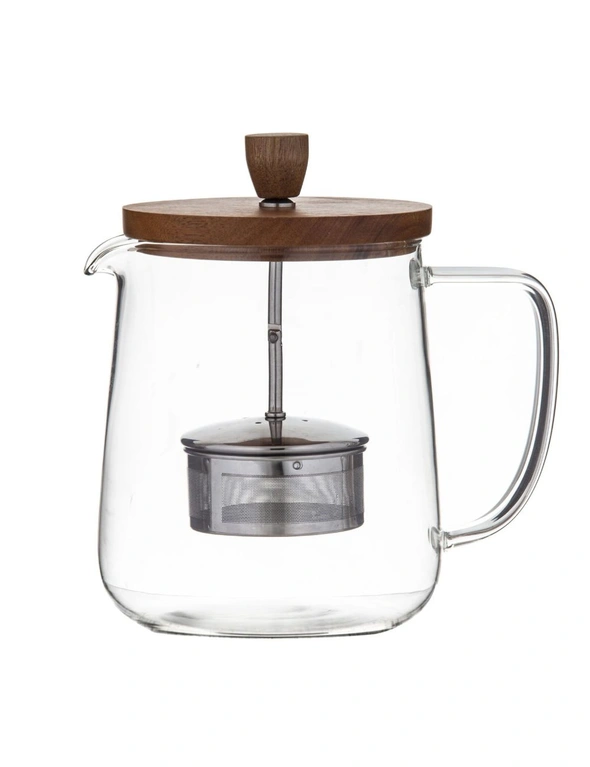 Leaf & Bean DLE0064 Naples Tea Pot with Acacia Lid and Infuser, hi-res image number null