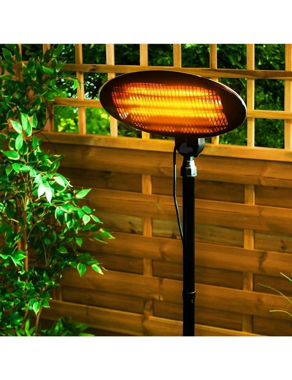 Heller Electric Outdoor Patio Heater 2000W, hi-res image number null