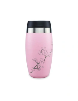 Ohelo Pink Tumbler With Etched Blossoms 400ml