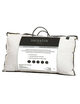 Sheraton Sanctuary Down Alternative Pillow 750 Gram Fill - Set of 2 White