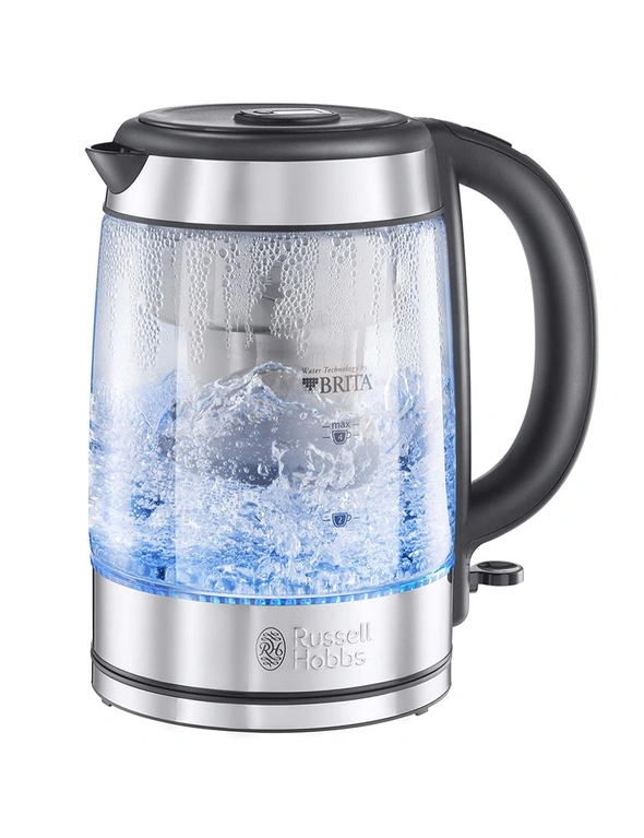 Russell Hobbs Purity Brita Glass Kettle, hi-res image number null