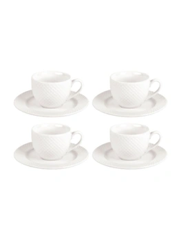 ShervinVerkil Prominence 4-piece Bijou Espresso Cup & Saucer set