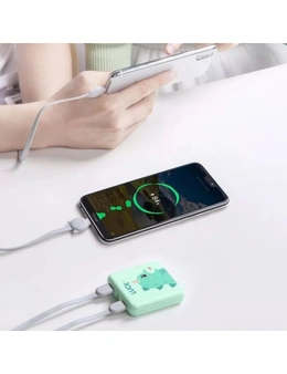 Yoobao Two Output Mini Cube 10000mAh Power Bank - Green Dragon