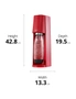 SodaStream Terra Classic Sparkling Water Maker w/60L Cylinder/1L Bottle Red, hi-res