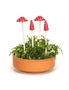 3x Garden Ceramic Mushroom Red Sticks Outdoor Ornament Yard Patio Decor Assorted, hi-res