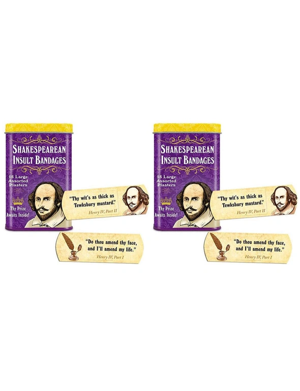 Shakespearean Insult Bandages - Unique Gifts - Archie McPhee