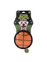 Paws & Claws 15cm Super Sports TPR Covered Oxford Basketball Pet Toy w/ Squeaker, hi-res