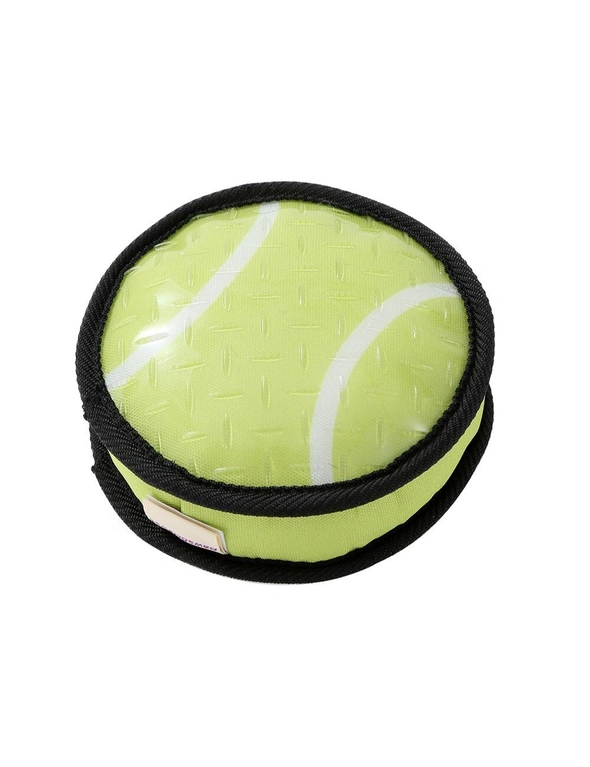 Paws & Claws 15cm Super Sports TPR Covered Oxford Tennis Ball Pet Toy w/Squeaker, hi-res image number null
