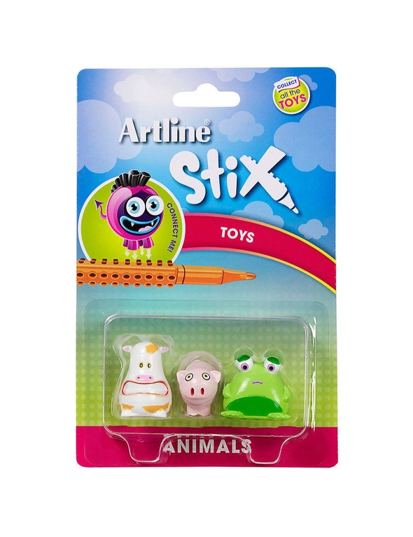 Artline Stix 3PK Animals Toys for Stix Drawing Pen, hi-res image number null