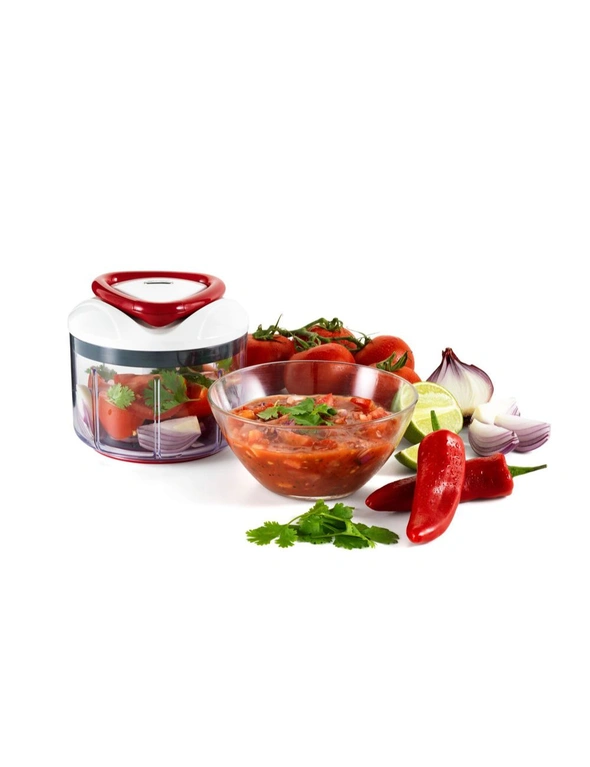 Zyliss 750ml Easy Pull Manual Food Processor Vegetable Grinder Chopping/Mincer, hi-res image number null
