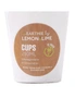 72x Lemon & Lime Earthie Sugarcane Cups 250ml WHT Disposable/Compostable Drink, hi-res
