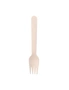 96pc Lemon & Lime Eco 15.5cm Disposable Dinner Wooden Forks Cutlery Catering, hi-res