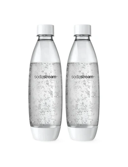 2pc 1L Sodastream Water Bottles Soda Maker Dishwasher Safe BPA Free Carbonating