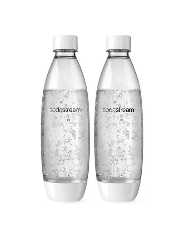 2pc 1L Sodastream Water Bottles Soda Maker Dishwasher Safe BPA Free Carbonating, hi-res image number null