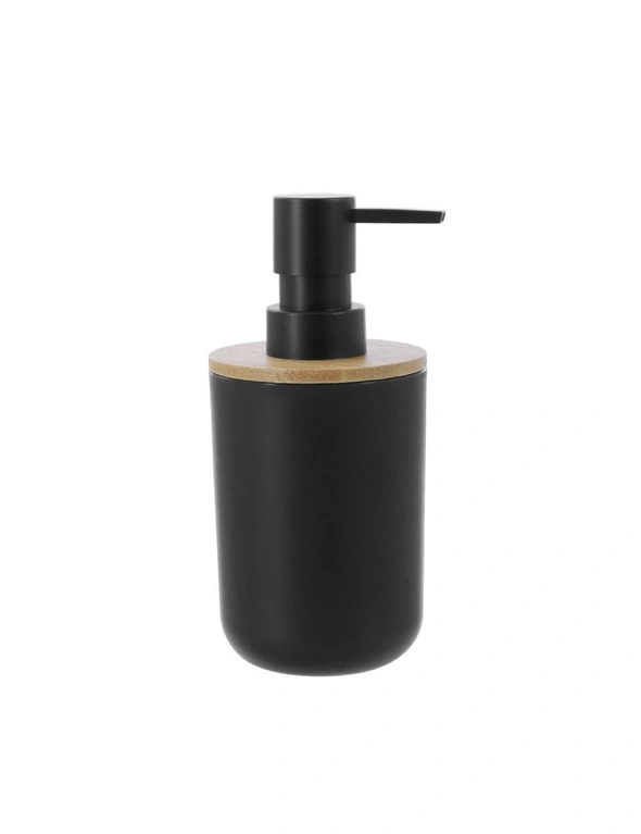 3x Box Sweden Bano Soap Dispenser 330ml Bamboo Top 7.5x16cm BPA Free Assorted, hi-res image number null