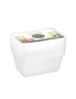 40pc Lemon & Lime Reusable Takeaway Food Storage Container Box Rectangular 1L, hi-res