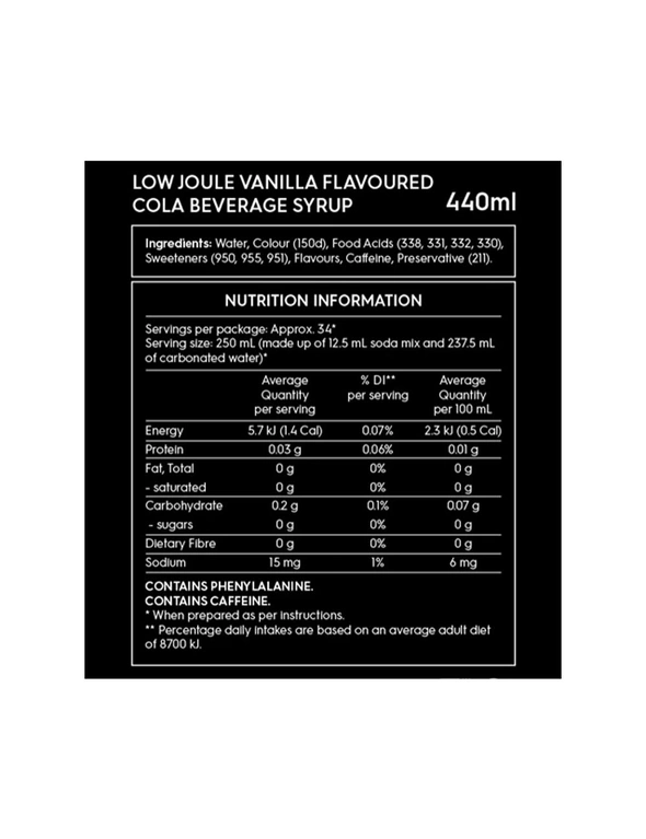 3x SodaStream Soda Mix Pepsi Max Vanilla Flavour Sparkling Water Syrup 440ml, hi-res image number null