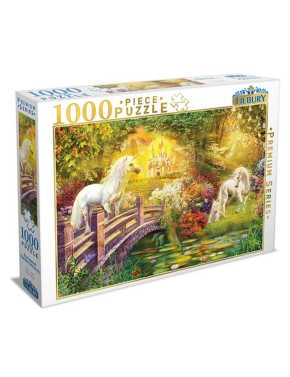 Tilbury Puzzle - Enchanted Garden Unicorns 1000Pc, hi-res image number null
