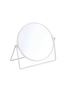 Box Sweden Bano 19.5cm Double Side Cosmetic Mirror On Stand Bathroom Vanity WHT, hi-res