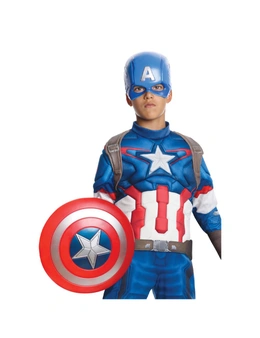 Marvel Avengers Unisex Kids 6+ Captain America Shield Costume Accessory 30cm