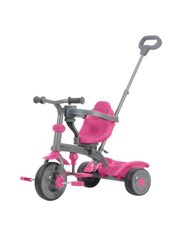 Trike Star 10m+ Kids Trike 3In1 Ride On Push Parent Handle Pedal Tricycle Pink, hi-res image number null