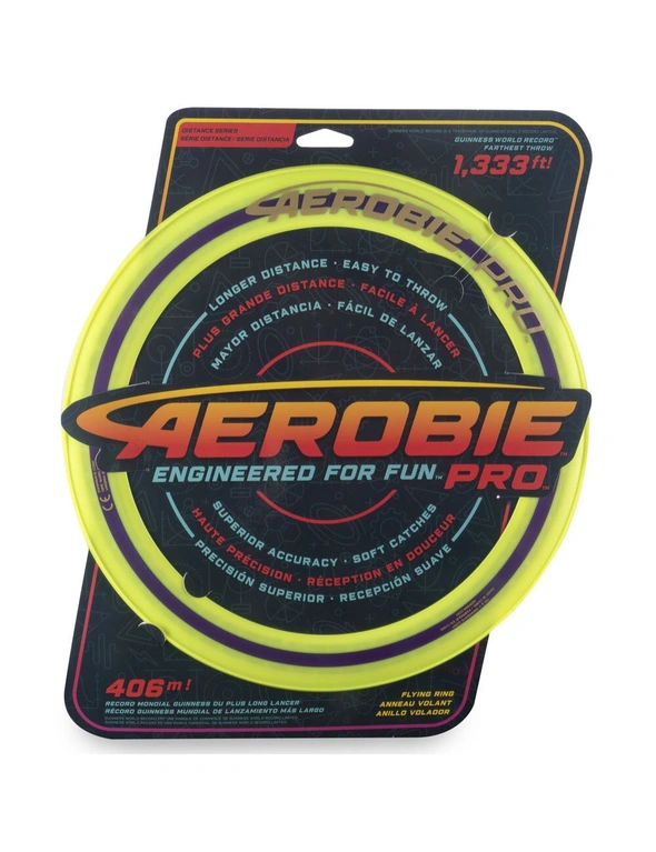 Aerobie Pro Flying Ring Frisbee 13" Green 12y+, hi-res image number null