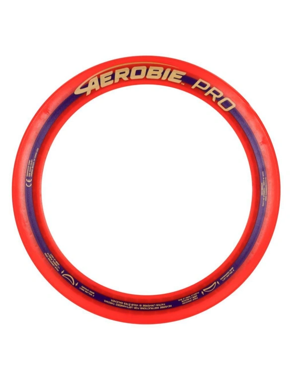 Aerobie Pro Flying Ring Frisbee 13" Red 12y+, hi-res image number null