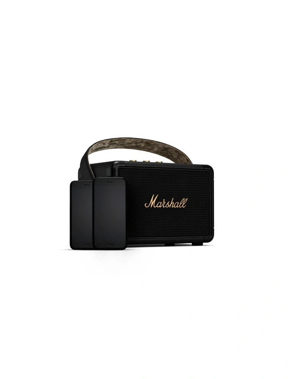 Marshall Kilburn II Portable Bluetooth Wireless Speakers For Phones Black/Brass, hi-res image number null