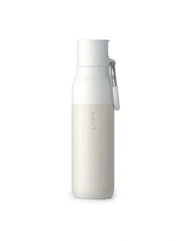 LARQ Filtered Double Wall Metal Water Drink Bottle Granite White 500ml/17oz, hi-res image number null