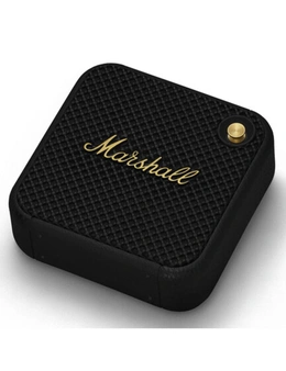 Marshall Willen Portable Wireless Bluetooth Speakers For Mobile Phones BLK/Brass