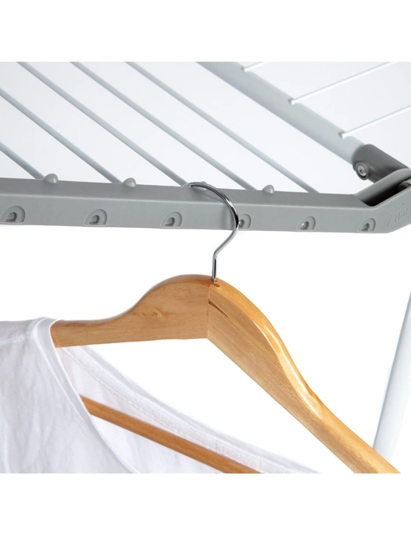 Hills Premium 2 Expanding Wings Portable Collapsable Clothes Airer/Drying Rack, hi-res image number null