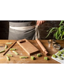 7pc Marcato 30cm Gnocchi Like a Pro Board/Rolling Pin Pasta Maker Accessory Set