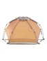 Life! Airlie 240x120cm Beach/Outdoor UV Sun Canopy Tent Shelter GRY/ORAG Stripe, hi-res