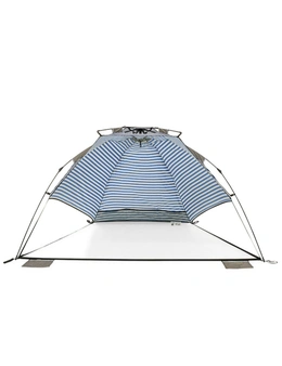Life! Airlie 240x120cm Beach/Outdoor UV Sun Canopy Tent Shelter Retro NVY Stripe