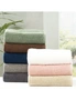 7pc Renee Taylor Towel Set Cobblestone 650 GSM Cotton Ribbed Granite, hi-res