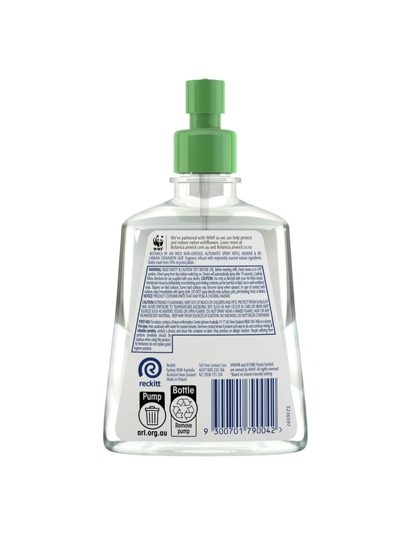 2x Air Wick Botanica Autospray Refill For Air Freshener Jasmine & Cinnamon 224ml, hi-res image number null