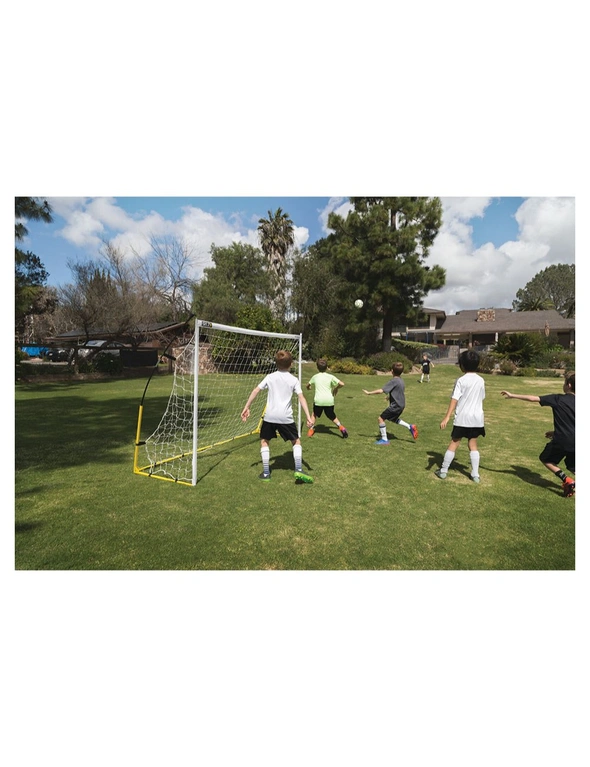 SKLZ 8' Quickster Lightweight Easy Setup Portable Soccer Training Goal/Net, hi-res image number null