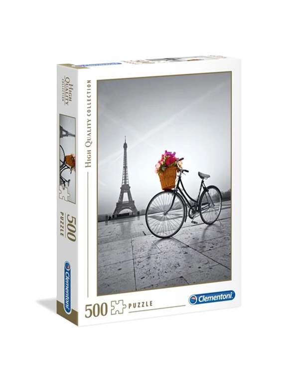 500pc Clementoni Romantic Promenade In Paris 49x36cm Jigsaw Puzzle Family/Kids, hi-res image number null