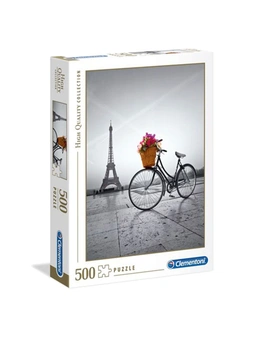 500pc Clementoni Romantic Promenade In Paris 49x36cm Jigsaw Puzzle Family/Kids