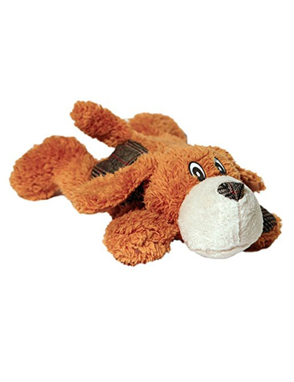 Rosewood 31cm Dylan Plush/Soft/Cuddly Dog Chew/Play Toy w/ Squeaker Brown, hi-res image number null
